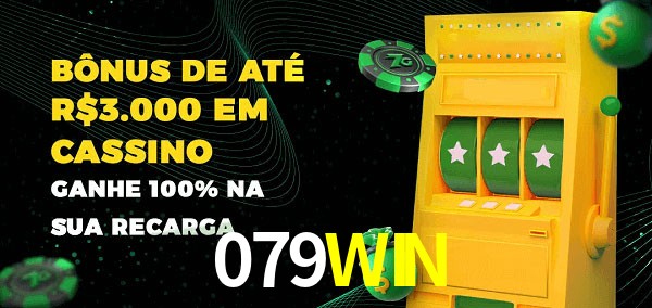 079WIN melhor bônus de depósito